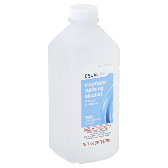 Equaline, Isopropyl Rubbing Alcohol, Case Of 12, 16 Fl Oz - Image 1
