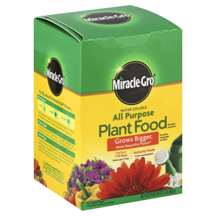 Miracle-Gro, Water Soluble All Purpose Plant Food, Case Of 6, 1.5 Lb - Image 1