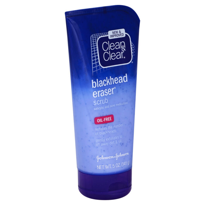 Clean & Clear, Blackhead Eraser Facial Scrub With Salicylic Acid, Case Of 3, 5 Oz - Image 1