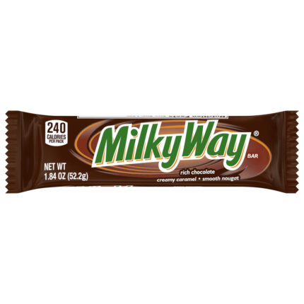 M&M'S, Milky Way Chocolate Caramel And Nougot Candy Bar, Case Of 36, 1.84 Oz