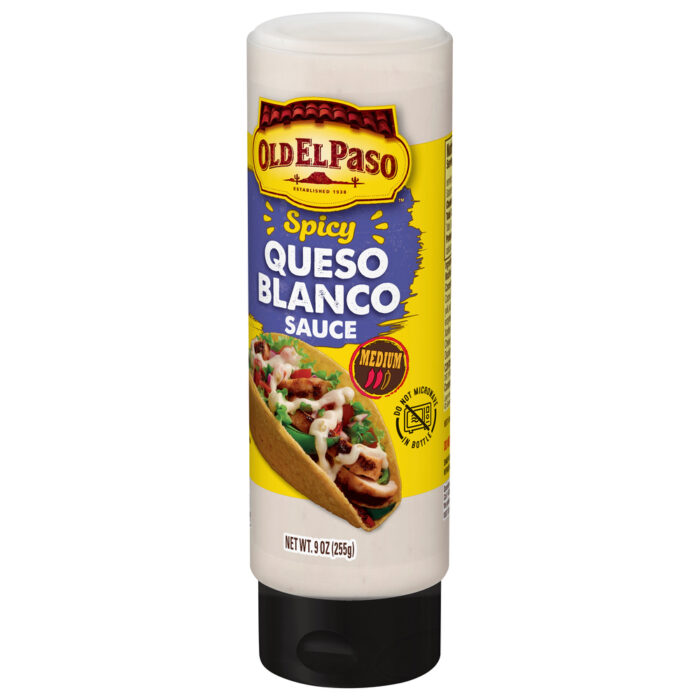 Old El Paso, Queso Blanco Squeeze Sauce, Case Of 8, 9 Oz - Image 1