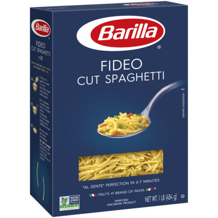 Barilla, Fideo Cut Spaghetti Pasta Box, Case Of 16, 16 Oz