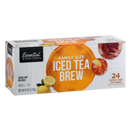 Essential Everyday, Iced Tea Brew Family Size, Case Of 12, 24 Ct