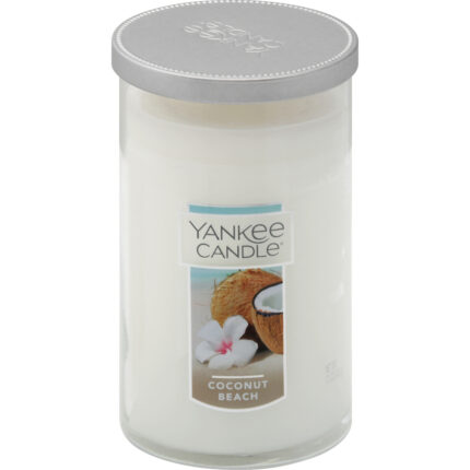 Yankee Candle, Jar Candle Perfect Pillar Coconut Beach, Case Of 4, 12 Oz