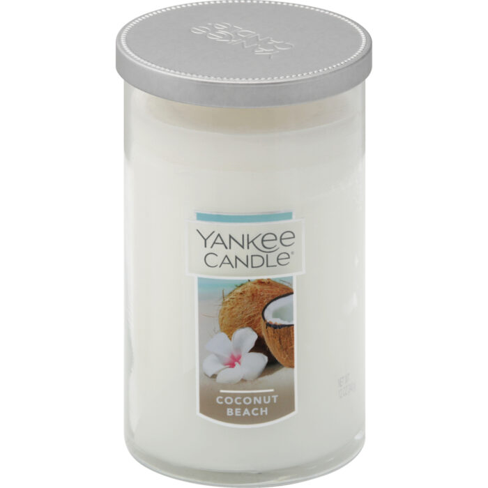 Yankee Candle, Jar Candle Perfect Pillar Coconut Beach, Case Of 4, 12 Oz - Image 1