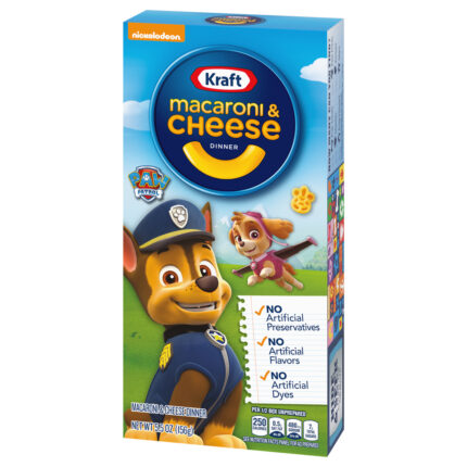 Kraft, Paw Patrol Macaroni And Cheese Dinner Box, Case Of 12, 5.5 Oz