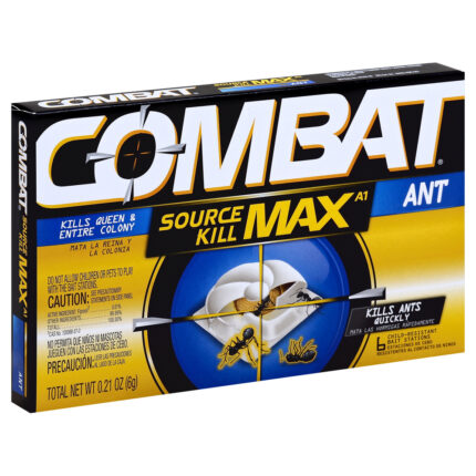 Combat, Source Kill Max Ant Bait Stations, Case Of 12, 6 Ct