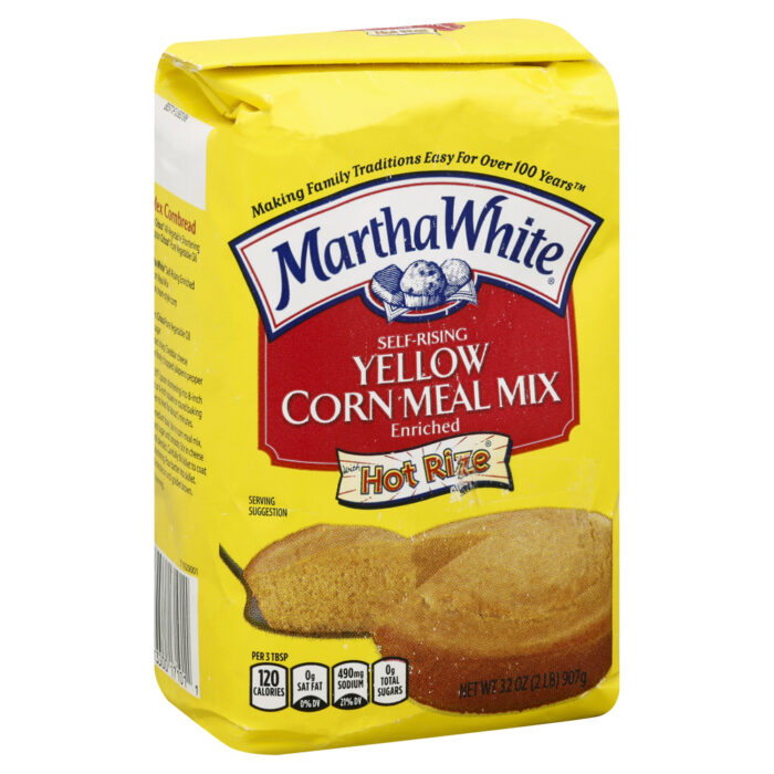 Martha White, Yellow Self-Rising Corn Meal Mix, Case Of 12, 32 Oz - Image 1