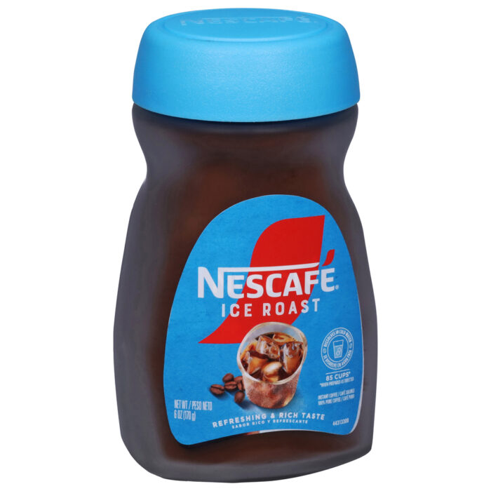 Nescafe, Instant Ice Roast Coffee, Case Of 6, 6 Oz - Image 1