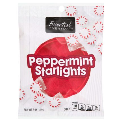 Essential Everyday, Peppermint Starlights Candy, Case Of 12, 7 Oz