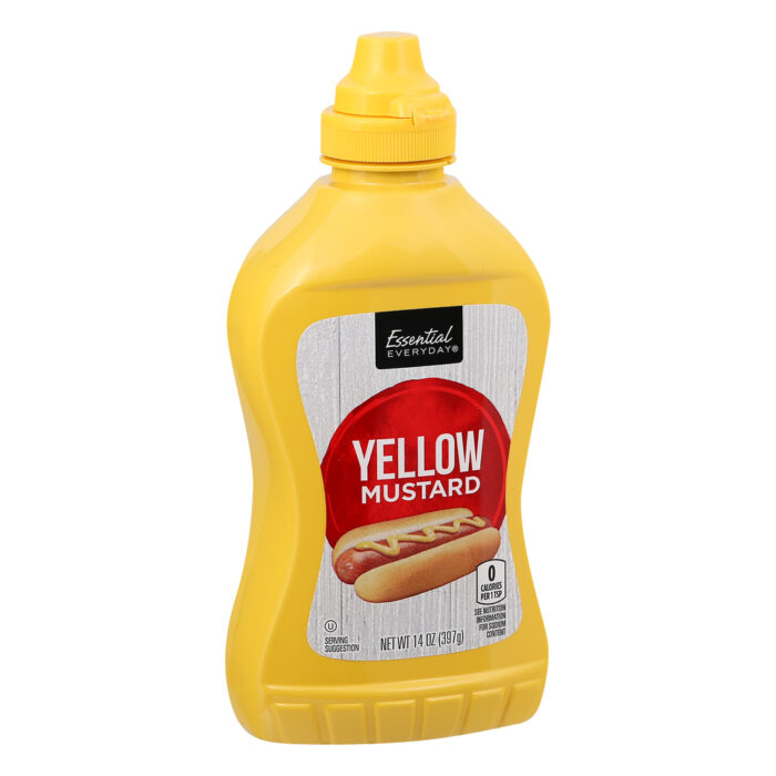 Essential Everyday, Yellow Mustard, Case Of 12, 14 Oz - Image 1