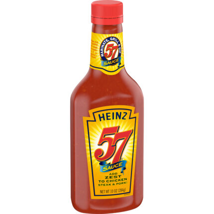 Heinz, 57 Sauce Bottle, Case Of 12, 10 Oz