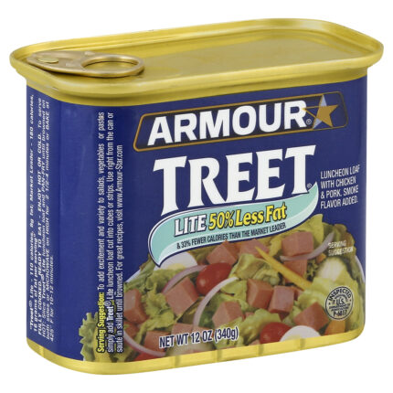 Armour, Treet Lite Luncheon Loaf Pull Top Can, Case Of 12, 12 Oz