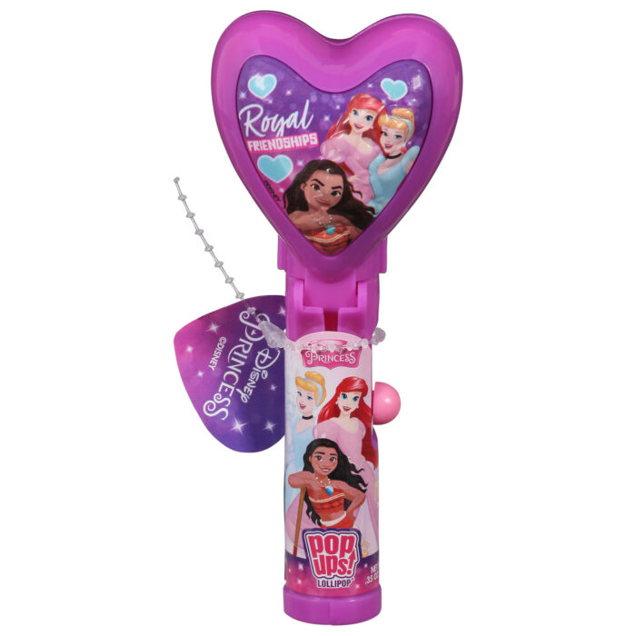 Flix Candy, Disney Princess Pop Up Lollipop, Case Of 24, .35 Oz - Image 1