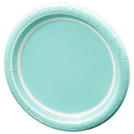 Sensations, Spa Blue Plates, Case Of 12, 10 Ct