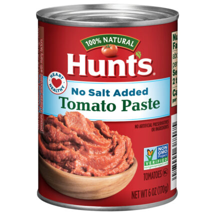 Hunt'S, Tomato Paste No Salt Added, Case Of 24, 6 Oz