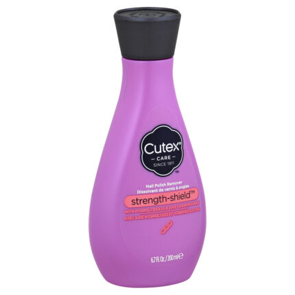 Cutex, Strength Shield Nail Polish Remover, Case Of 4, 6.7 Fl Oz