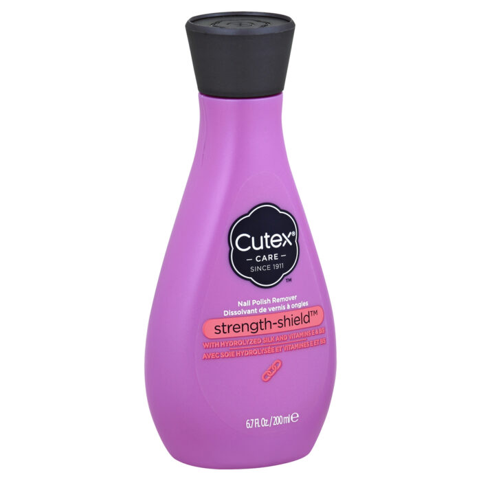 Cutex, Strength Shield Nail Polish Remover, Case Of 4, 6.7 Fl Oz - Image 1