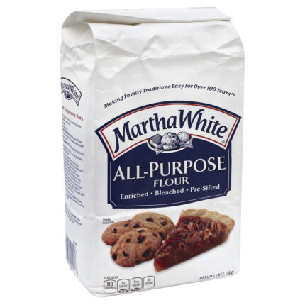 Martha White, All-Purpose Flour Enriched Bleached Pre-Sifted, Case Of 8, 5 Lb