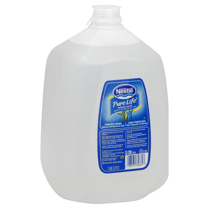 Pure Life, Purified Water Jug, Case Of 6, 128 Fl Oz - Image 1
