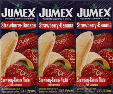 Jumex, Strawberry Banana Nectar, Case Of 8, 6.76 Fl Oz