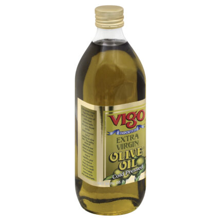 Vigo, Extra Virgin Cold Pressed Olive Oil, Case Of 6, 34 Fl Oz