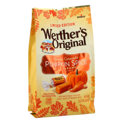 Werther'S Original, Pumpkin Spice Soft Caramels, Case Of 8, 8.57 Oz