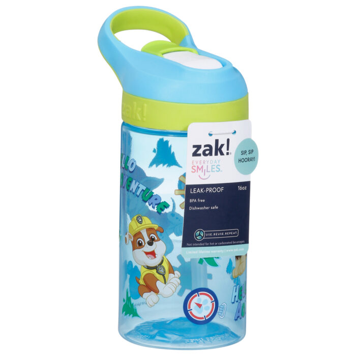 Zak Designs, Everyday Smiles Leak-Proof Sipper Bottle Paw Patrol, Case Of 3, 1 Ct - Image 1