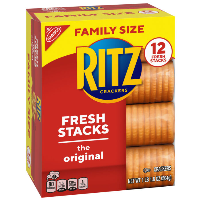 Ritz, Family Size Fresh Stacks The Original Crackers, Case Of 6, 17.8 Oz - Image 1