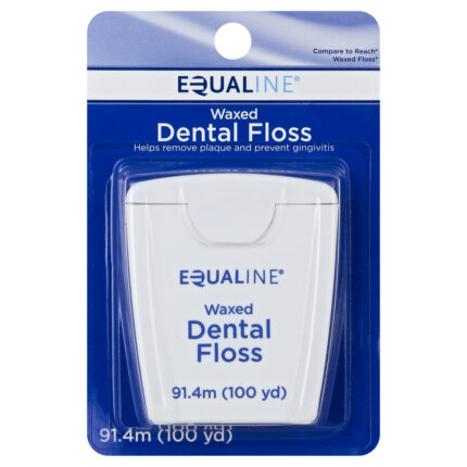 Equaline, Dental Floss Waxed, Case Of 6, 100 Yd