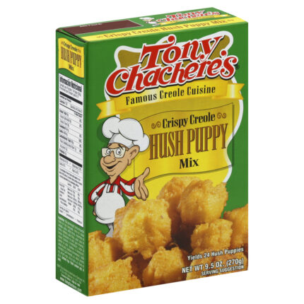 Tony Chachere'S, Crispy Creole Hush Puppy Mix, Case Of 12, 9.5 Oz