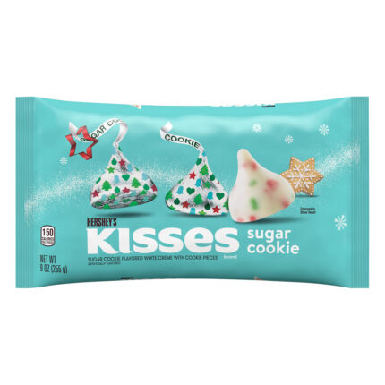 Hershey'S, Holiday Sugar Cookie Kisses, Case Of 16, 9 Oz