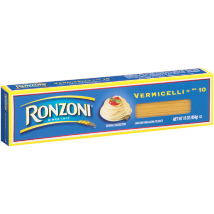 Ronzoni, Vermicelli Pasta Box, Case Of 20, 16 Oz