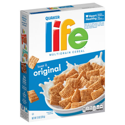 Quaker, Life Original Multigrain Cereal, Case Of 12, 13 Oz