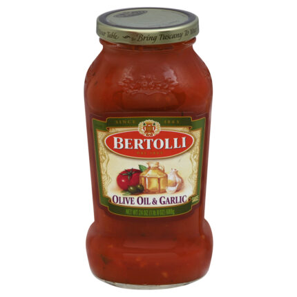 Bertolli, Olive Oil & Garlic Pasta Sauce, Case Of 12, 24 Oz