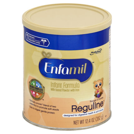 Enfamil, Reguline Baby Formula Designed For Soft Comfortable Stools With Omega 3 Dha Probiotics Iron For Immune Support Powder Can, Case Of 6, 12.4 Oz