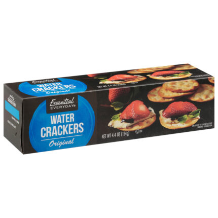 Essential Everyday, Water Crackers Original, Case Of 12, 4.4 Oz