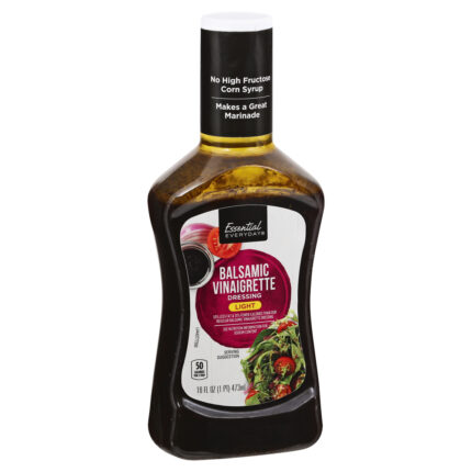 Essential Everyday, Dressing Light Balsamic Vinaigrette, Case Of 6, 16 Fl Oz