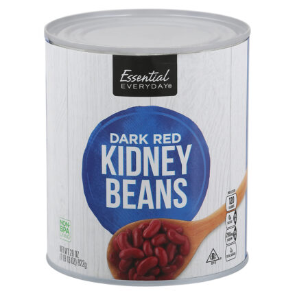 Essential Everyday, Beans Dark Red Kidney, Case Of 12, 29 Oz