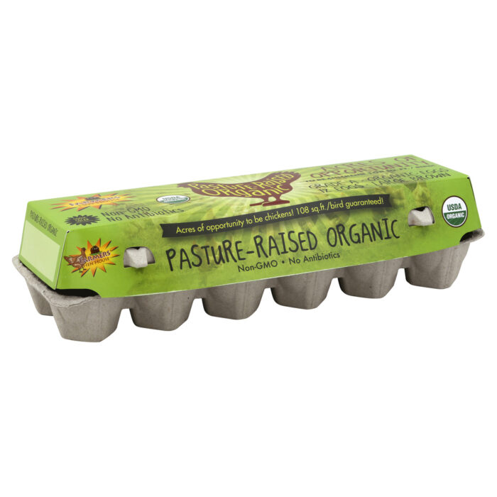 Frmhen Eggs,Og2,Gra,Pstr,Lgbrwn 1 Doz - Image 1