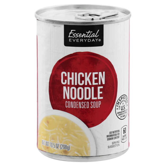 Essential Everyday, Condensed Chicken Noodle Soup, Case Of 24, 10.5 Oz - Image 1