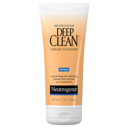 Neutrogena, Deep Clean Oil-Free Cream Cleanser, Case Of 3, 7 Oz