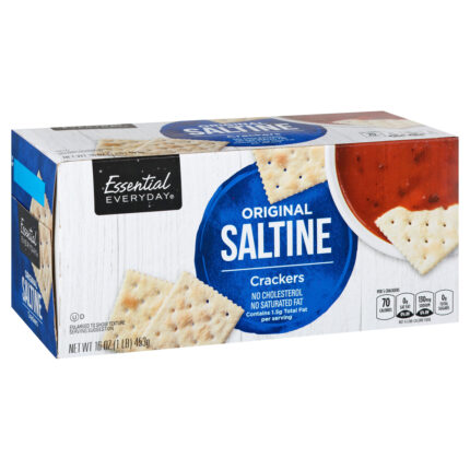 Essential Everyday, Original Saltine Crackers, Case Of 24, 16 Oz