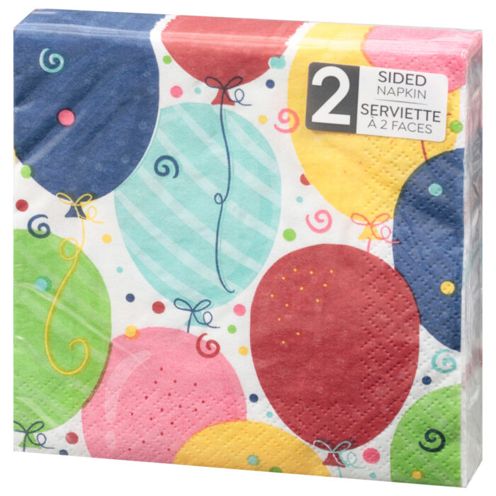 Sensations, Festive Fun Napkins, Case Of 12, 24 Ct - Image 1