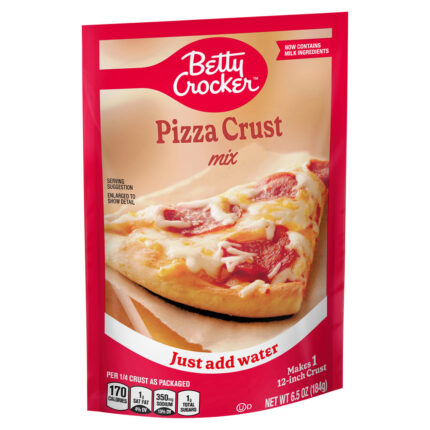 Betty Crocker, Pizza Crust Mix 1 12 Inch Crust, Case Of 9, 6.5 Oz
