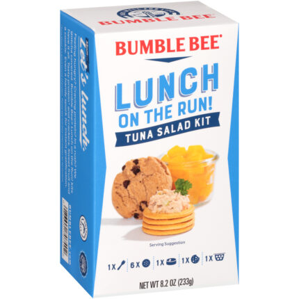 Bumble Bee, Lunch On The Run! Tuna Salad Kit Box, Case Of 4, 8.1 Oz