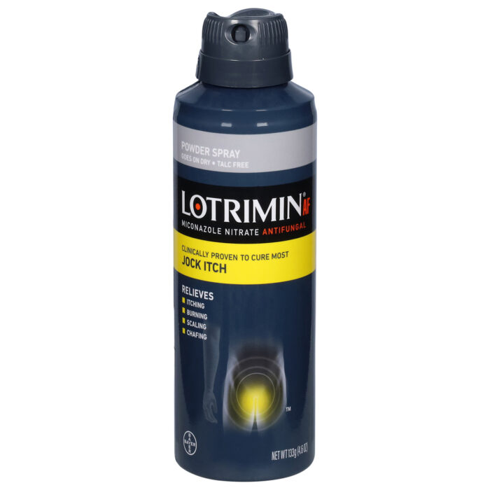 Lotrimin, Cures Most Jock Itch Antifungal Powder Spray, Case Of 3, 4.6 Oz - Image 1