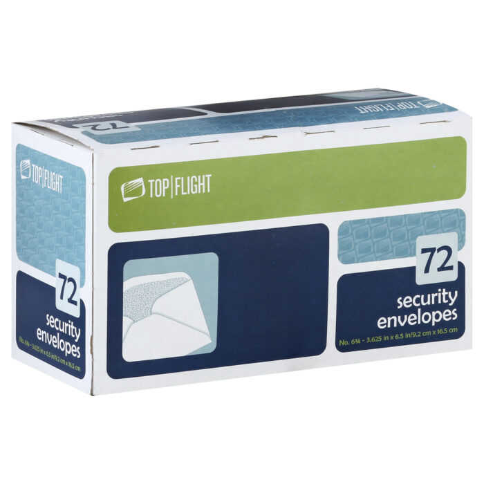 Top Flght, Security Envelopes, 1 Each, 72 Ct - Image 1