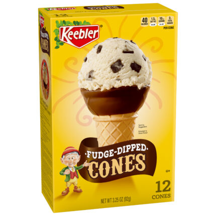 Keebler, Fudge Dipped Cones, Case Of 6, 3.25 Oz
