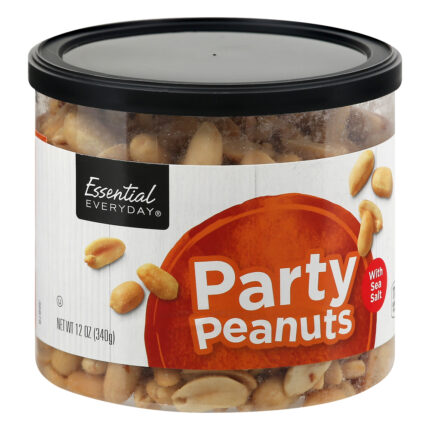 Essential Everyday, Party Peanuts With Sea Salt, Case Of 12, 12 Oz